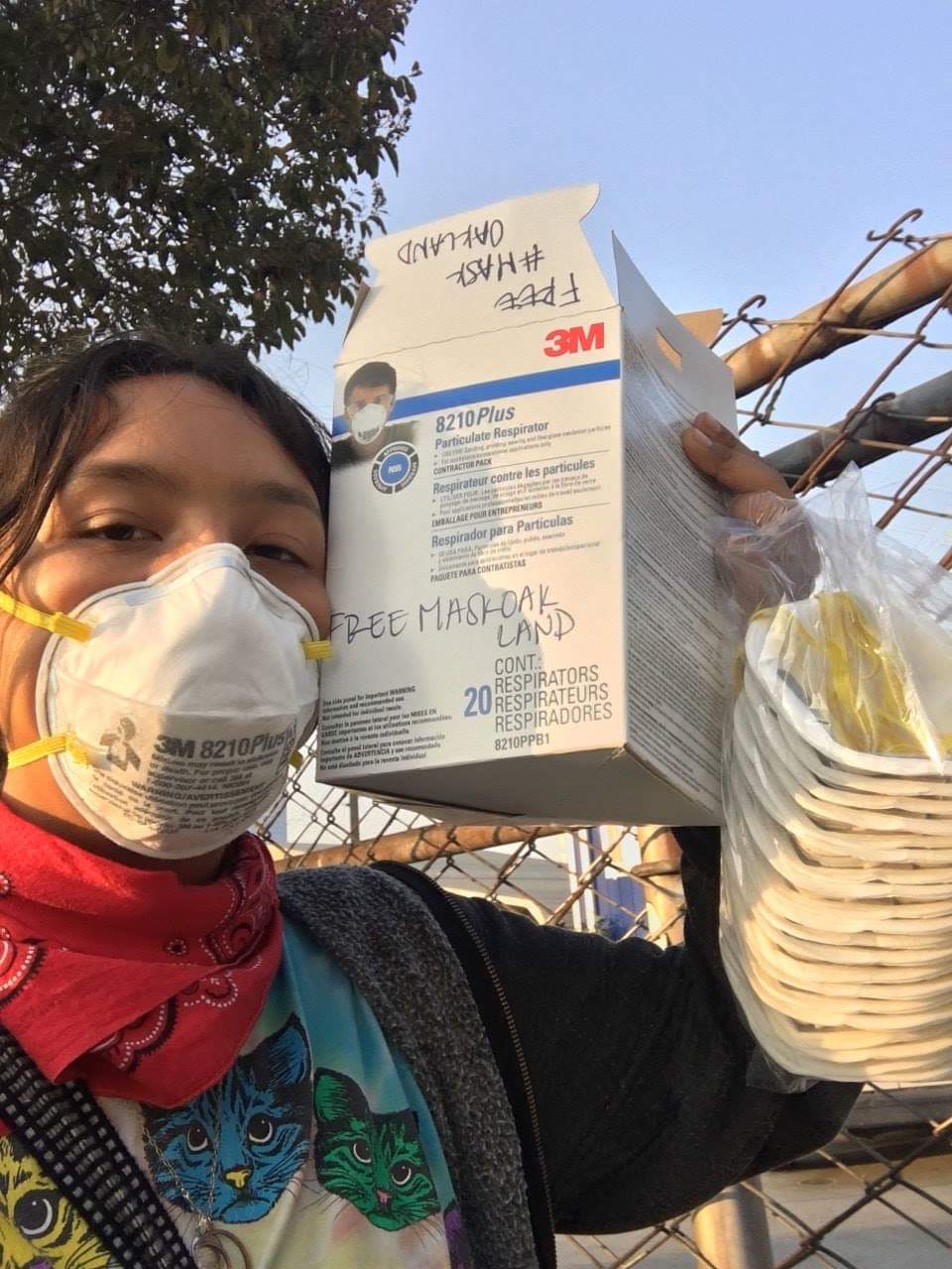 Masks Distributed by Community Power - Mask Oakland